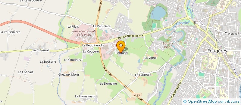 localisation de l'entreprise RICABOLO  LECOUSSE