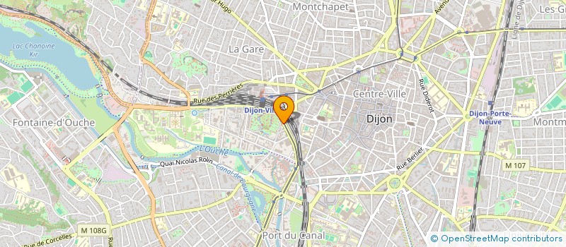 localisation de l'entreprise RICALINA à DIJON