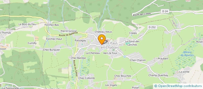 localisation de l'entreprise RICAM SUN  SAINT-PAUL-EN-CHABLAIS