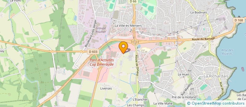 localisation de l'entreprise RICAR  PLEURTUIT
