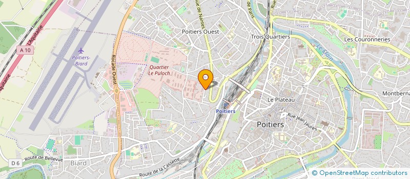 localisation de l'entreprise RICARD INVESTISSEMENTS à POITIERS