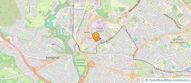 localisation de l'entreprise RICARD LONJON à MONTPELLIER