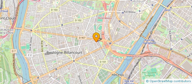 localisation de l'entreprise RICARD PIERRE GRENIER à BOULOGNE-BILLANCOURT