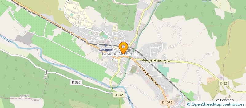 localisation de l'entreprise RICARD SERGE à LARAGNE-MONTEGLIN