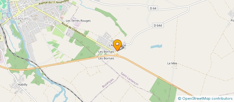 localisation de l'entreprise RICARDEL à ARGY