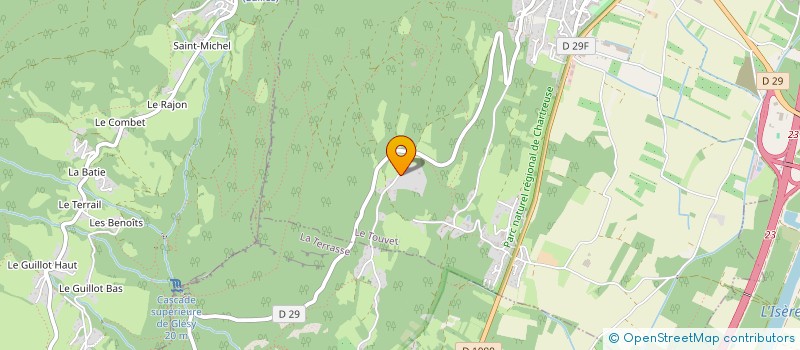 localisation de l'entreprise RICARDO MACONNERIE  LA BUISSIERE