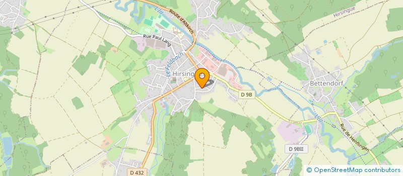 localisation de l'entreprise RICAU SERVICES  HIRSINGUE