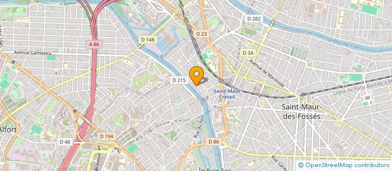 localisation de l'entreprise RICCA - LE MEUR à SAINT-MAUR-DES-FOSSES