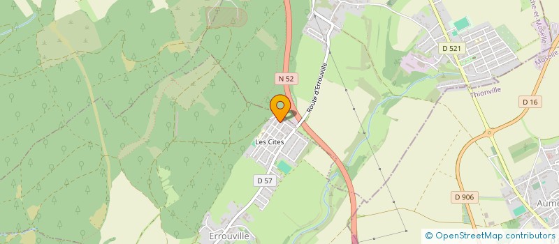 localisation de l'entreprise RICCI ET LA MED  ERROUVILLE