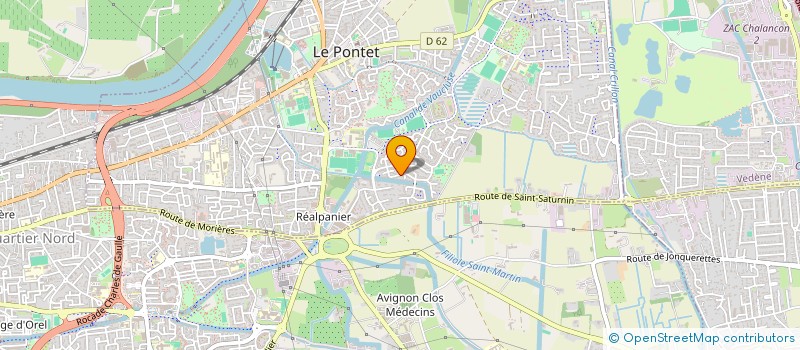 localisation de l'entreprise RICCI ET MARTIN  LE PONTET