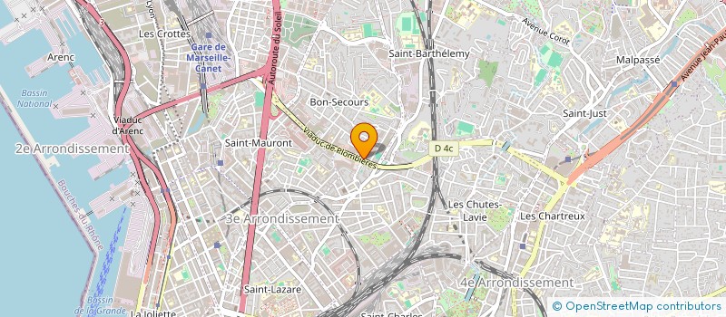 localisation de l'entreprise RICCI MIREILLE & CONROY MICHEL à MARSEILLE