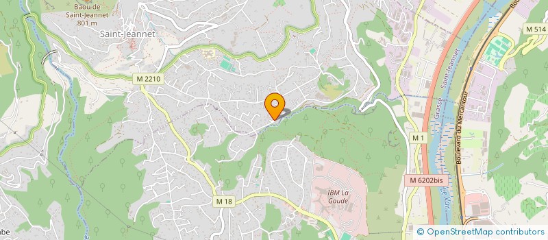 localisation de l'entreprise RICCI SOLAR  SAINT-JEANNET