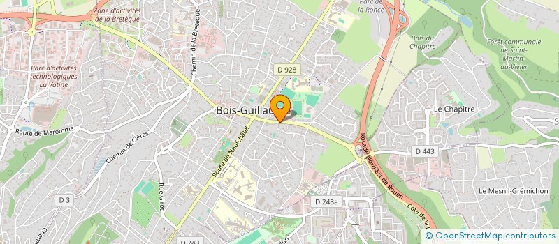 localisation de l'entreprise RICCI VTC à BOIS-GUILLAUME