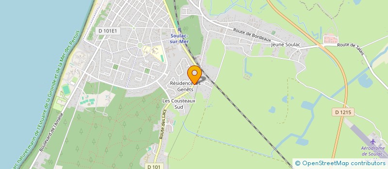 localisation de l'entreprise RICCIO  SOULAC-SUR-MER