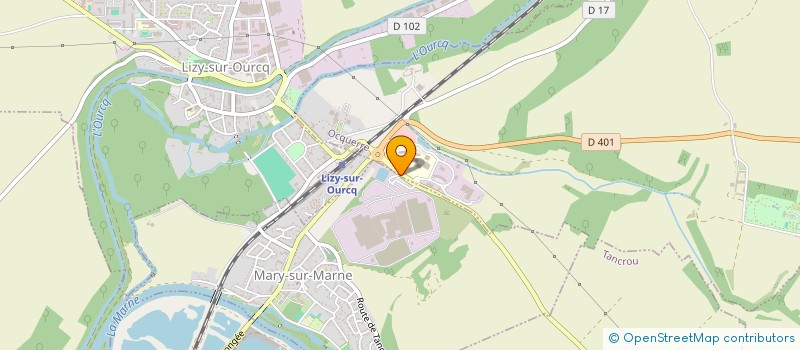 localisation de l'entreprise RICCOBONO PACKAGING à MARY-SUR-MARNE