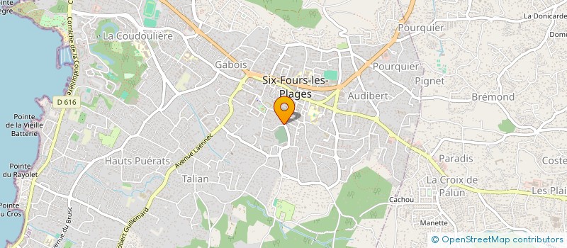 localisation de l'entreprise RICDO à SIX-FOURS-LES-PLAGES
