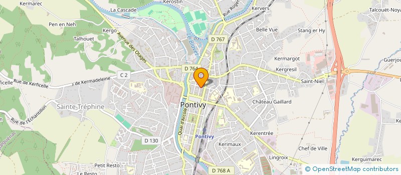 localisation de l'entreprise RICEEUROPE SARL  PONTIVY