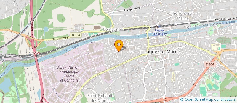 localisation de l'entreprise RICELEC EURL à LAGNY-SUR-MARNE