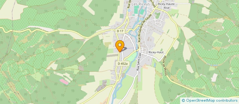 localisation de l'entreprise RICEY-BAS 1638 à LES RICEYS