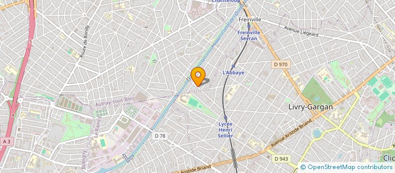localisation de l'entreprise RICH'S -TRANSPORT & CONFORT ASSURES -  AULNAY-SOUS-BOIS