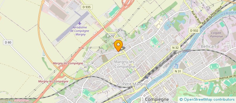 localisation de l'entreprise RICH SUSHI  AMIENS