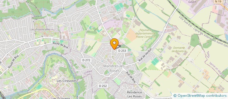 localisation de l'entreprise RICHARD  MANDRES-LES-ROSES