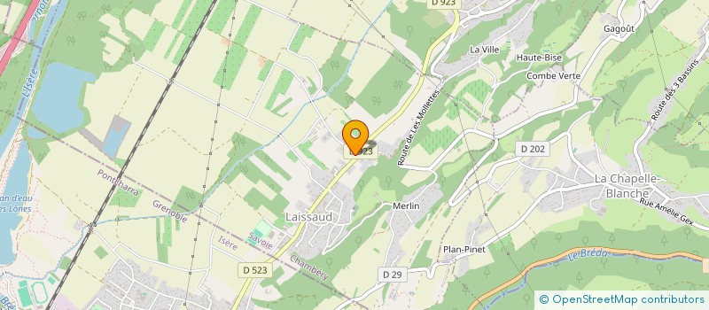 localisation de l'entreprise RICHARD à LAISSAUD