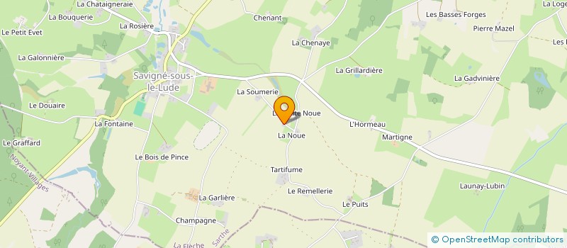 localisation de l'entreprise RICHARD  LE LUDE