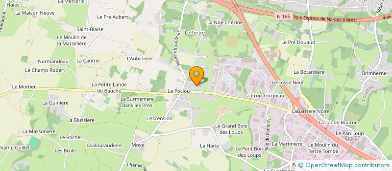 localisation de l'entreprise RICHARD  COUERON