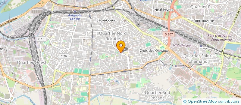 localisation de l'entreprise RICHARD  AVIGNON