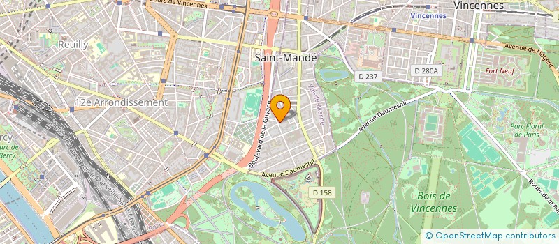 localisation de l'entreprise RICHARD  SAINT-MANDE