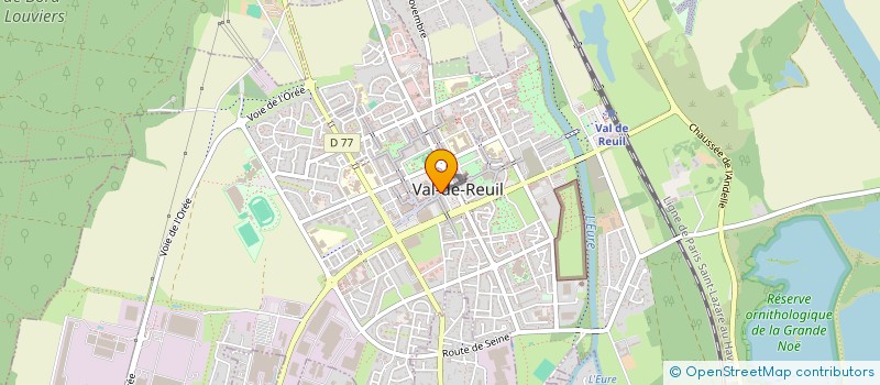 localisation de l'entreprise RICHARD  VAL-DE-REUIL