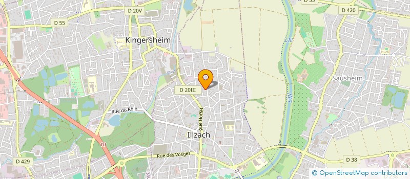 localisation de l'entreprise RICHARD  ILLZACH