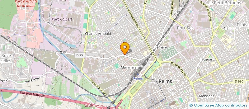 localisation de l'entreprise RICHARD  REIMS