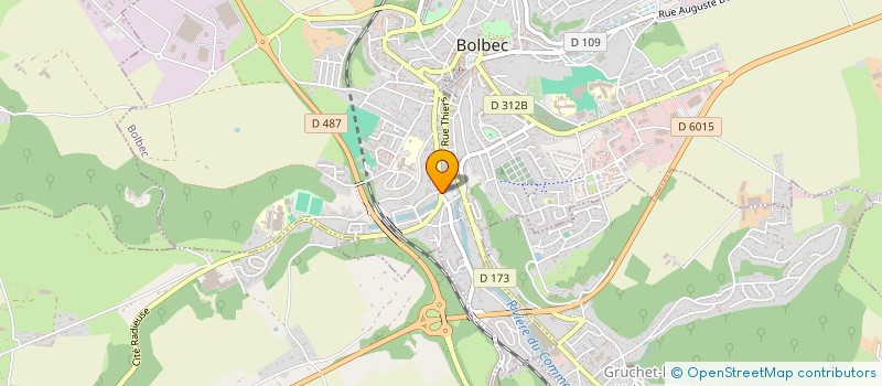 localisation de l'entreprise RICHARD  BOLBEC