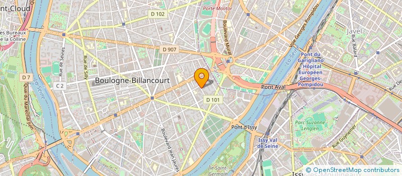 localisation de l'entreprise RICHARD ABBOU COMMUNICATION à BOULOGNE-BILLANCOURT