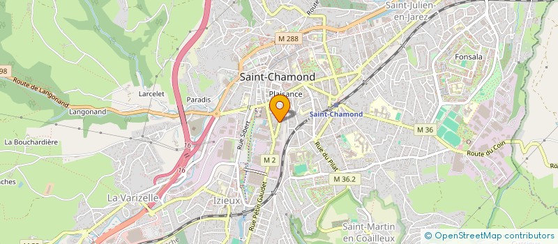 localisation de l'entreprise RICHARD ANCIENS ETABLISSEMENTS PETIOT à SAINT-CHAMOND