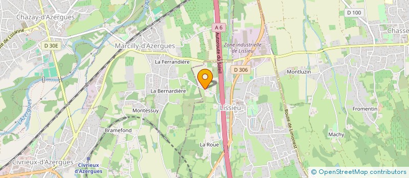 localisation de l'entreprise RICHARD ATTILA NEGOCE & PRESTATION  LISSIEU