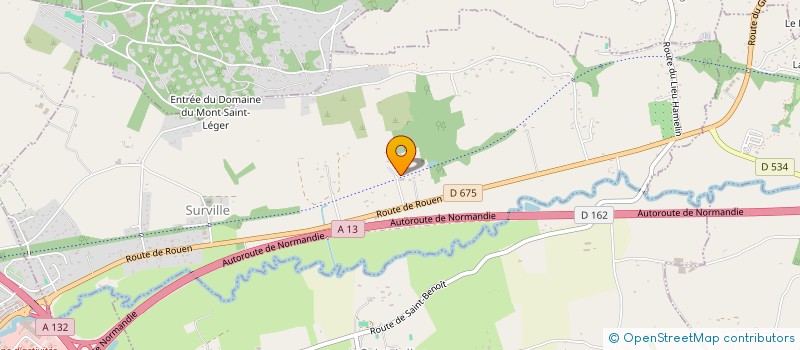 localisation de l'entreprise RICHARD BOIRE MENUISERIE  SURVILLE