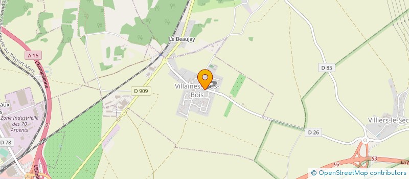 localisation de l'entreprise RICHARD BOIS à VILLAINES-SOUS-BOIS