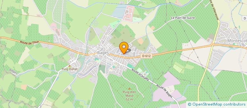 localisation de l'entreprise RICHARD CARRELAGE  BAGES