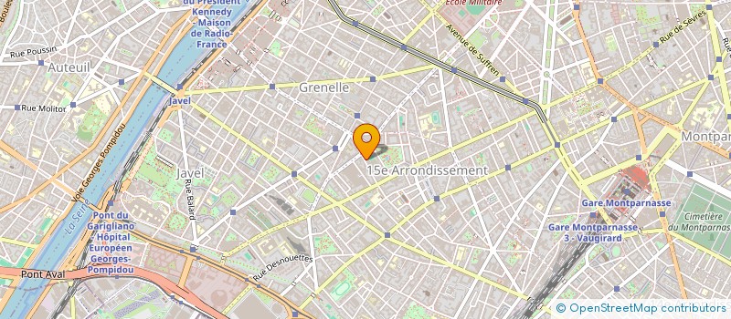 localisation de l'entreprise RICHARD CARRIERE SAS  PARIS