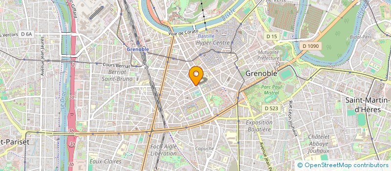 localisation de l'entreprise RICHARD CHIRURGIEN-DENTISTE à GRENOBLE