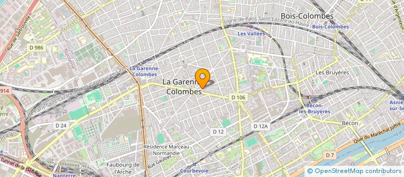 localisation de l'entreprise RICHARD CONSULTING  LA GARENNE-COLOMBES