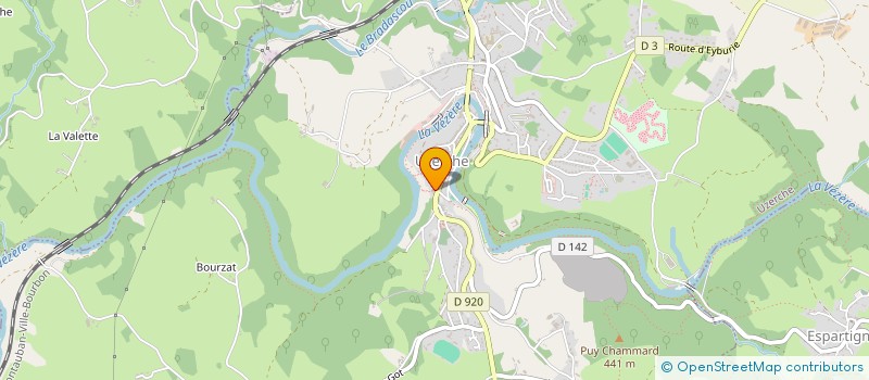 localisation de l'entreprise RICHARD DELAGE  UZERCHE