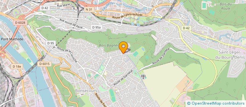 localisation de l'entreprise RICHARD ELECTRICITE  BONSECOURS