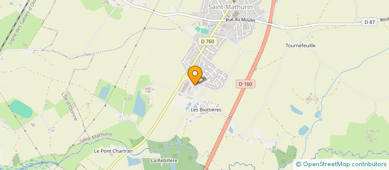 localisation de l'entreprise RICHARD ET ASSOCIES  SAINT-MATHURIN