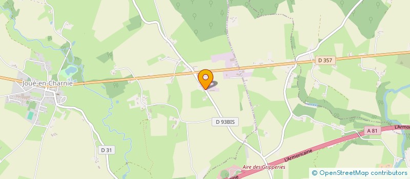 localisation de l'entreprise RICHARD ET MAGALI  JOUE EN CHARNIE