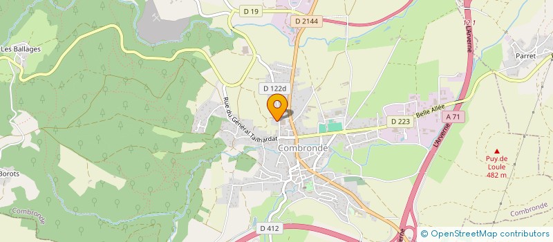 localisation de l'entreprise RICHARD FAURE  MONTCEL