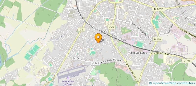 localisation de l'entreprise RICHARD FERT EVENEMENTS à DAX